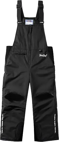 BenBoy Kids Snow Ski Bib Pants Waterproof Windproof Boys